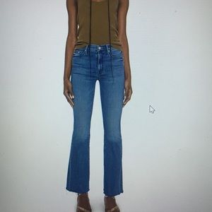 MOTHER The Weekender Fray in I wet my plants size 28 NWOT